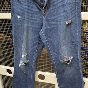 Old Navy Power Slim Straight Jeans in Blue